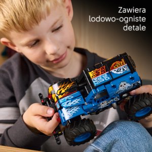 LEGO Technic Monster Jam Grave Digger Ogień i lód (42219) 5