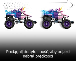 LEGO Technic Monster Jam Sparkle Smash z napędem pull-back (42220) 4