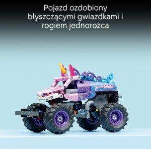 LEGO Technic Monster Jam Sparkle Smash z napędem pull-back (42220) 6