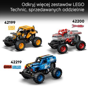 LEGO Technic Monster Jam Sparkle Smash z napędem pull-back (42220) 8