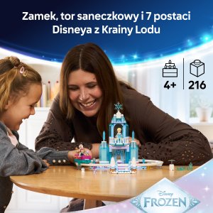 LEGO Disney Kraina lodu zamek Elzy i śnieżna przejażdżka (43281) 3