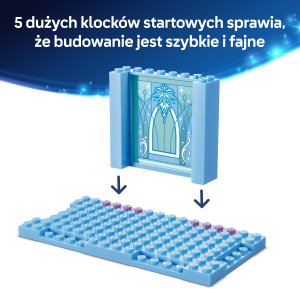 LEGO Disney Kraina lodu zamek Elzy i śnieżna przejażdżka (43281) 4