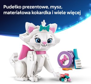 LEGO Disney Aryskotraci — Urocza Marie dla dzieci (43286) 4