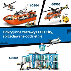 LEGO City Zestaw z samolotem, ciężarówką serwisową i poduszkowcem (60505) 8
