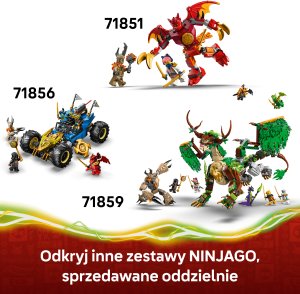 LEGO Ninjago Bitwa ninja: domek na drzewie z pojazdami (71857) 8