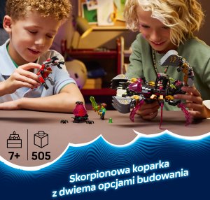 LEGO DREAMZzz Koszmarna skorpionowa koparka (71513) 2