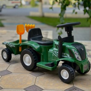 LUXMA Jeżdzik traktor z przyczepą dla dzieci dźwięki Z220Z 3