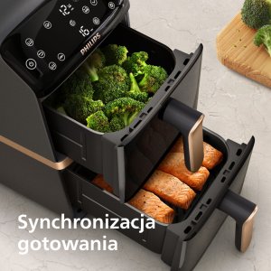 Frytkownica beztłuszczowa Philips Ovi Dual Basket NA462/70 11