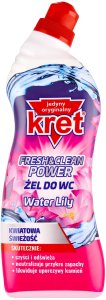 Kret Kret Fresh & Clean Power Water Lily  Żel do WC - 750 ml 2