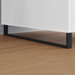 vidaXL Nóżki meblowe 2 pcs Czarny 79,6 x 4 x 10 mm Żelazo 3