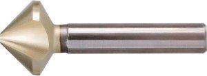 Pogłębiacz stożkowy z nierównomierną podziałką HSS ZrN 90 12,40mm 3-płaszczyznowy BECK 11