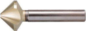 Pogłębiacz stożkowy z nierównomierną podziałką HSS ZrN 90 12,40mm 3-płaszczyznowy BECK 10