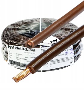 Przewód lgy 1 x 2,5 brązowy BLO-2796# 12