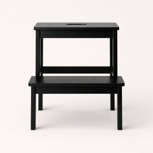 P&C Bambusowy taboret ze schodkiem KROK, wys. 46 cm 3
