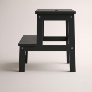 P&C Bambusowy taboret ze schodkiem KROK, wys. 46 cm 4