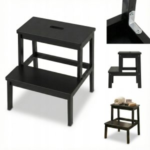 P&C Bambusowy taboret ze schodkiem KROK, wys. 46 cm 9