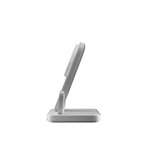 Ładowarka Nomad NOMAD Stand One Max - bezprzewodowa ładowarka Qi2, 25W do trzech urządzeń kompatybilna z MagSafe, 4 gen. (silver) 4