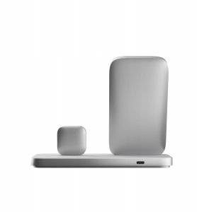 Ładowarka Nomad NOMAD Stand One Max - bezprzewodowa ładowarka Qi2, 25W do trzech urządzeń kompatybilna z MagSafe, 4 gen. (silver) 7