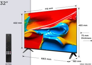 Telewizor TCL TCL 32V4C 81,3 cm (32") HD Wi-Fi Czarny 4