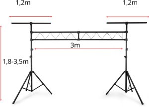 Hardman Statyw oświetleniowy - most wysokość 3,5m szerokość 3m SDLS1 one size 3