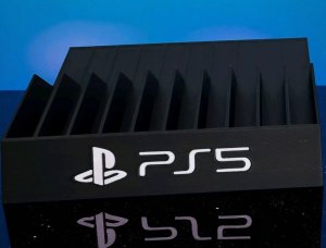 Podstawka stojak na gry - na 10 gier do PS5 PS4 PS3 - Czarny 6