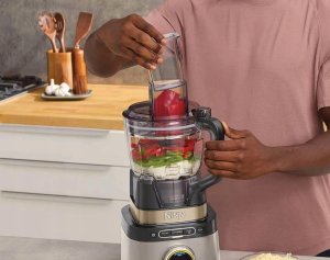 Blender kielichowy Ninja Ninja 3w1 Detect Power Blender Processor Pro robot kuchenny 1200W zestaw 10
