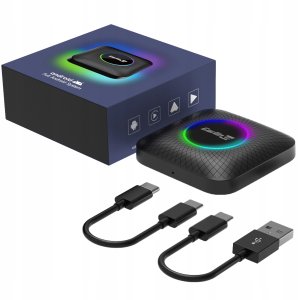 Radio samochodowe Carlinkit Adapter CARLINKIT TBOX Ambient 8GB+128GB Android 13- 8G/128G Carplay I Android Auto black 8