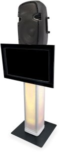 Hardman Czarny totem 100-175cm PTS25B-TV z akcesoriami one size 11