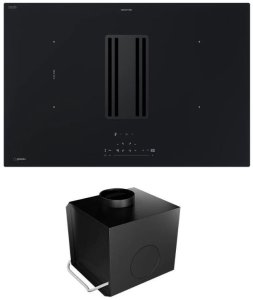 Płyta grzewcza Globalo Płyta indukcyjna z okapem blatowym Auphoria Out 80.1 Black Mat (bez silnika) one size 9