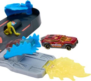 Mattel Hot Wheels City Zestaw Super Straż Pożarna Remiza + tor (JHL95) 3
