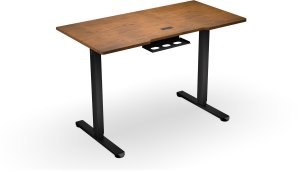 Biurko Endorfy Atlas S Electric Dark Wood Ciemnobrązowe 114 cmx60 cm 3