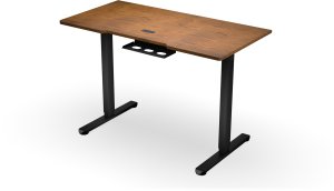 Biurko Endorfy Atlas S Electric Dark Wood Ciemnobrązowe 114 cmx60 cm 4