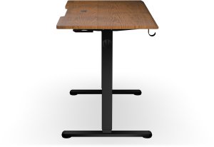 Biurko Endorfy Atlas S Electric Dark Wood Ciemnobrązowe 114 cmx60 cm 7