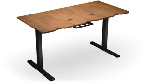 Biurko Endorfy Atlas L Electric Dark Wood Ciemnobrązowe 150 cmx76 cm 3