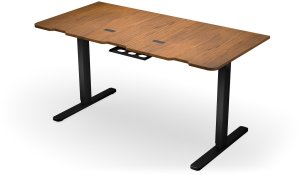 Biurko Endorfy Atlas L Electric Dark Wood Ciemnobrązowe 150 cmx76 cm 4