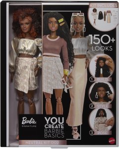 Lalka Barbie Mattel You Create Barbie Basics Zestaw neutralny 002 (JJX36) 2