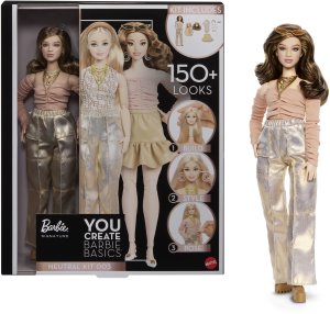 Lalka Barbie Mattel You Create Barbie Basics Zestaw neutralny 003 (JJX37) 2