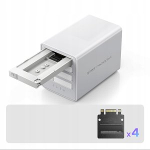 Macierz dyskowa Orico Macierz dyskowa Orico 8848U4 DAS Series 4-zatokowa M.2 NVMe SSD - biała 10
