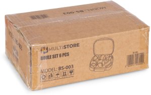 Multistore Zestaw do gry w bule kule do gry w bule 6 szt. + etui i akcesoria EDUKAMP 8