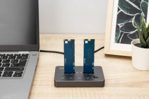Stacja dokująca DIGIT Dual Bay Nvme SSD Docking Station 2 bay NVME duplicator M.2 SSD Docking Station 2