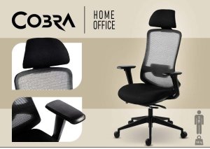 Krzesło biurowe Cobra Fotel biurowy EXPERT HF704BK 14