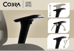 Krzesło biurowe Cobra Fotel biurowy EXPERT HF704BK 16