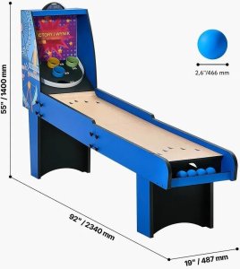 Stół typu arcade roll and score z licznikiem gra zręcznościowa do domu 2
