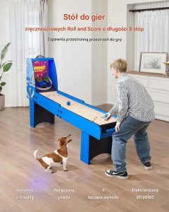 Stół typu arcade roll and score z licznikiem gra zręcznościowa do domu 6