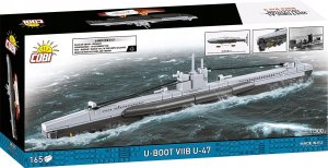 Cobi Niemiecka łódź podwodna U-47 T.VIIB 1:300 (4858) 6