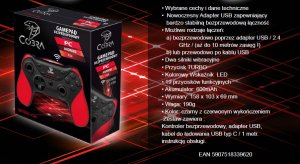 Pad EasySMX KONTROLER  COBRA QSP7001D  PC/ PS3/Android  BEZPRZEWODOWY 9