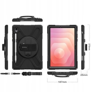 Crong Defender Plus – Pancerne etui Samsung Galaxy Tab S11 11” (czarny) 5
