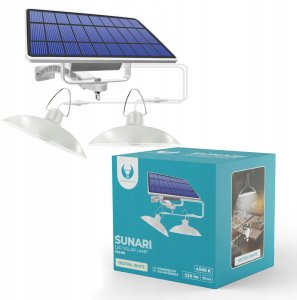 Forever Light Lampa solarna LED SUNARI FLS-80 podwójna 6W 520lm 4500K 5500mAh Li-Ion 2