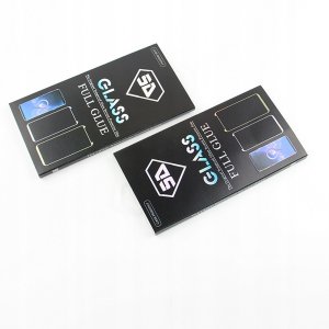 Szkło hartowane 5D do Samsung Galaxy S25 Plus czarna ramka 4