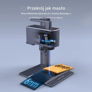 Ploter Laserpecker Grawerka laserowa LaserPecker LP2 Plus 10W kompaktowa cięcie i grawerowanie 3